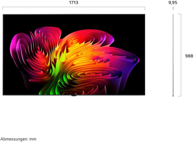 LG OLED77W69LA si/anth Wallpaper OLED-TV 