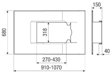 Maico Dacheindeckrahmen  PP 45 DER 36-55 