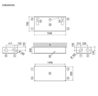 Maico 0095.0145          WS 300 Flat KBL 