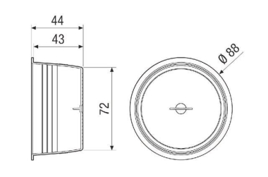 Maico Verschlussdeckel           MA-VD75 