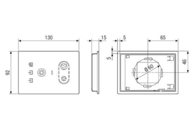 Maico Design-Bedienteil f.WS   RLS G1 WS 
