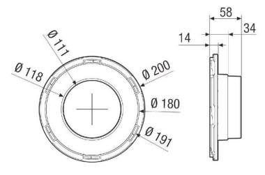 Maico Anschluss-Übergang        MA-AÜ125 