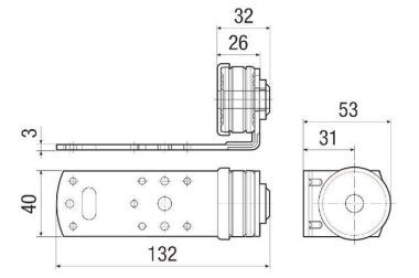 Maico Befestigungswinkel      WS-BWD 160 