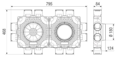 Maico Luftverteiler doppelt  MA-FDV12-75 