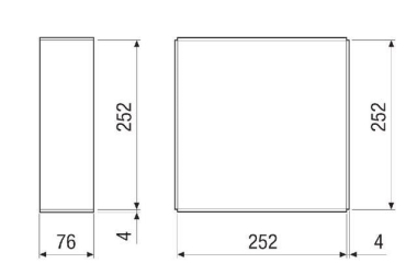 Maico 0192.0765 Mauerrahmen     ER-MR EC 