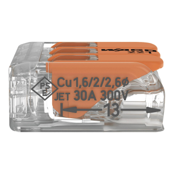 WAGO 221-613 COMPACT-Verbindungsklemme, 