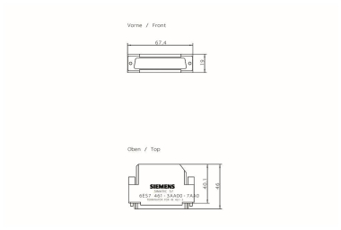 SIEM Abschlussstecker 6ES7461-3AA00-7AA0 