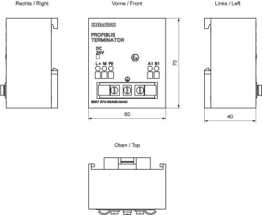 Siemens 6ES79720DA000AA0 SIMATIC DP 