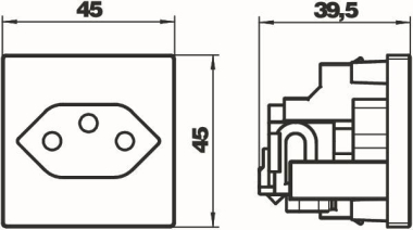 OBO SKS-CH0 RW1 Steckdose Schweizer Norm 
