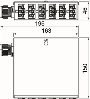 OBO UVS-WIN F6S Energieverteiler 1x 