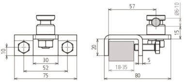 Dehn      AK 6.10 KSV FER W KBF18 35 V2A 