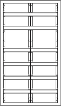 f-tronic Verteilerschrank       VS2-6-RK 