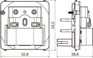 Berker BWM Standard 2,2m Q1 Alu 85342124 