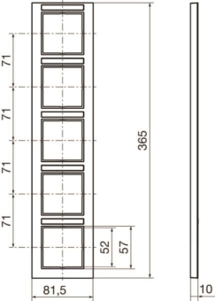 Berker RA 5F Q3 Alu lack        10156094 