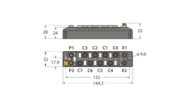 Turck Kompaktes Multi- TBEN-S1-4DIP-4DOP 