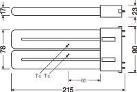 OSR DULUX F LED 18W/840 2500lm 130° 
