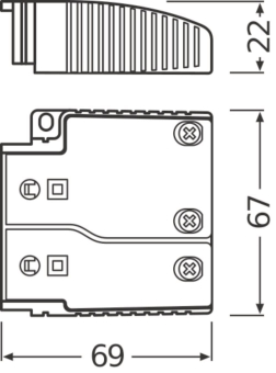 Osram OT CABLE CLAMP B-STYLE LP VS20 