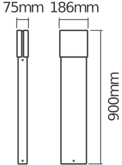 LEDV ENDURA STYLE ELLIPSE 90CM 13W 