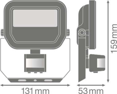 LEDV Flutlichtstr PFM Sensor schwarz 
