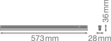 LEDV LINEAR LED 8W 800lm 3000K L=600mm 