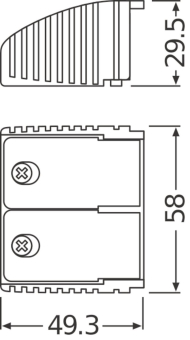 OSR OT CABLE CLAMP B-STYLE B=58mm 