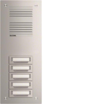 ELCOM Aluminium-Türstation   TUP-5/1 EV1 