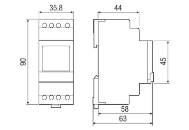 Maico Zeitschaltuhr Tages-Wochen-   ZS 4 