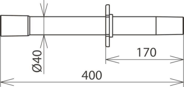 DEHN Saugrohr mit             SRH 400 NS 