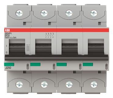 ABB Strangsicherung 1.500VDC S804PV-SP20 