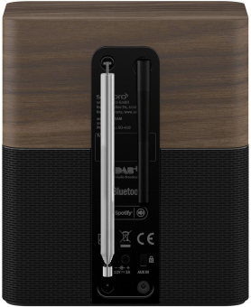 Sonoro Stream walnuß Dekor-schwarz 