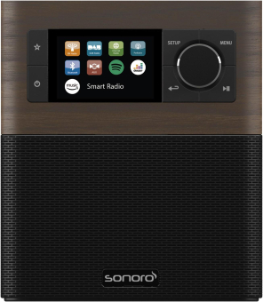 Sonoro Stream walnuß Dekor-schwarz 