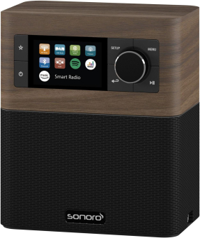 Sonoro Stream walnuß Dekor-schwarz 