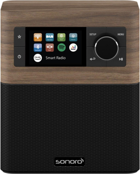 Sonoro Stream walnuß Dekor-schwarz 