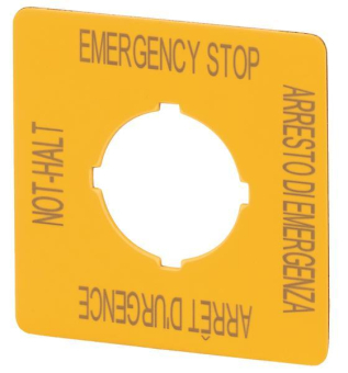 EATON M22-XYK11 Schild NOT-HALT   121373 
