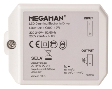 Megaman LED Dim. Treiber 12W     MM56018 