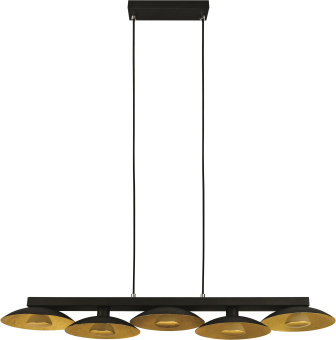 Lightme GOLDINO 5-flammig m.GU10 LM85615 