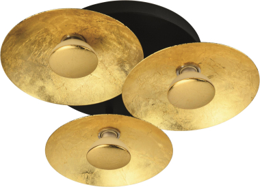 Lightme GOLDINO 3-flammig rund   LM85613 