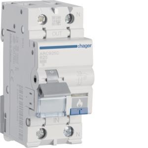 Hager AFDD m.LS 1P+N 6kA B 25A   ARC925D 