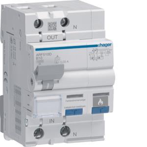 Hager AFDD Fi-LS 1P+N 10kA B-10A ARF510D 