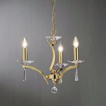 BRUM Stella, Krone 3Lp. E14/40W,  850593 