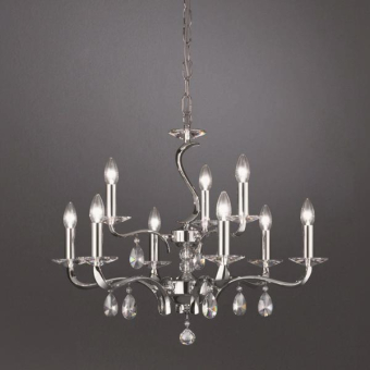 BRUM Chiara, Krone 9 x E14/40W,   850629 