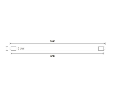 BAIL BAI Ecoplus T8 Switch LED    145866 