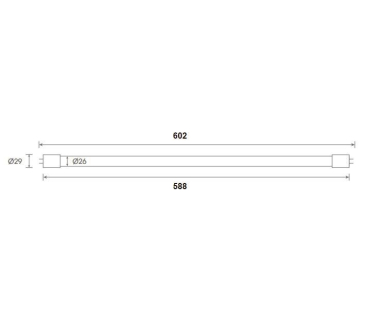 BAIL LED Ecobasic T8 600 G13 10W  145758 