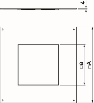 OBO DUG 350-3 4 Montagedeckel 350-2/3 f. 
