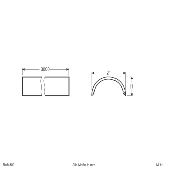 EVN Kunststoff-Abdeckung -opal    RAM300 