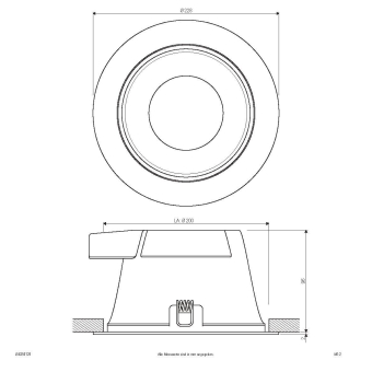 EVN LED Deckenleuchte, rund,   L54250125 