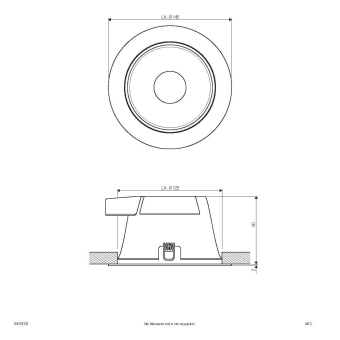 EVN LED Deckenleuchte, rund,   L54130125 