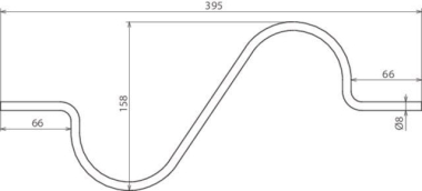 DEHN Dehnungsstück 8mm            374011 