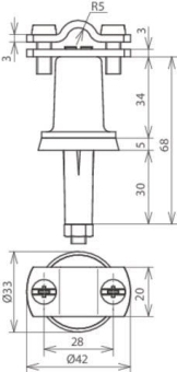 DEHN Dachleitungsh. St/tZn        216000 