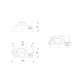 BEG Luxomat UP Bewegungsmelder     94401 